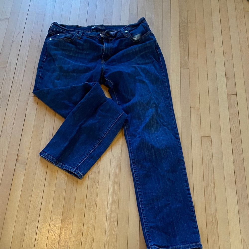 Levi's 505 Dark Blue Straight Leg Jeans